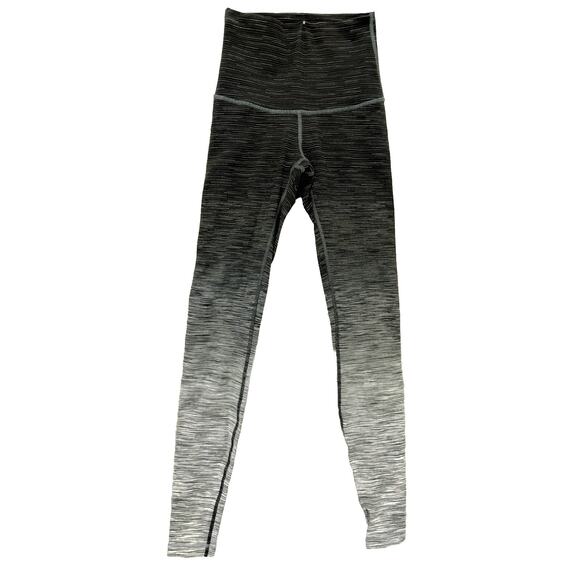 Lululemon Athletica Women's leggings Size 4 Color black and gray - Picture 1 of 8